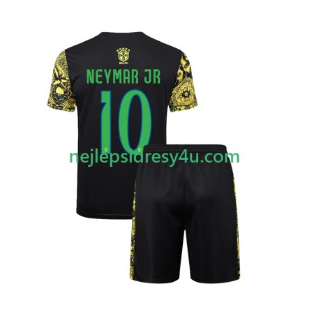 Fotbalový Dres Brazílie Neymar JR 10 Jesus Dětské Domácí 2024
